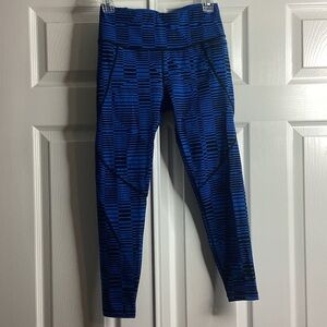 Sweaty Betty Blue Power Leggings Drawstring S 4/6